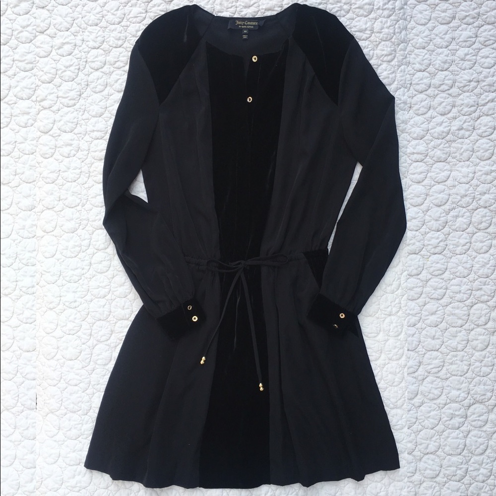 Juicy Couture Mixed Velvet Dress
